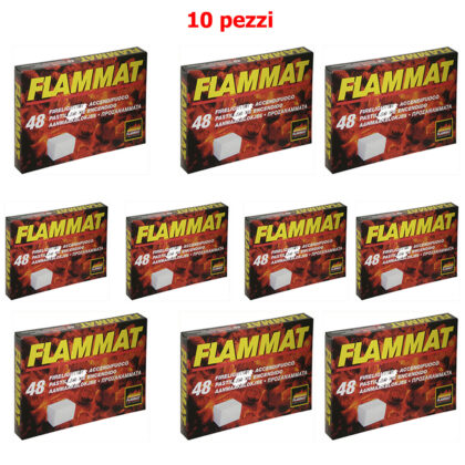 ACCENDIFUOCO DIAVOLINA 48 CUBETTI FLAMMAT – 10 SCATOLE